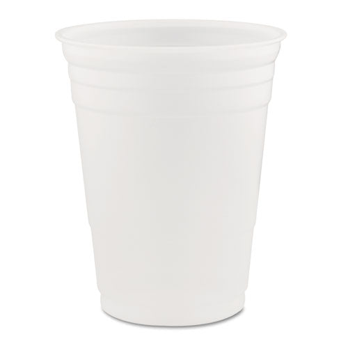 Solo Party Plastic Cold Drink Cups, 16 Oz, 50/sleeve, 20 Sleeves/carton