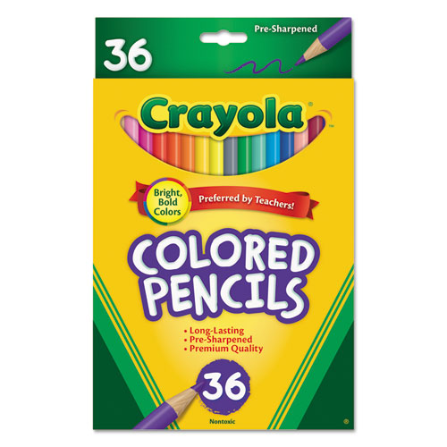 Crayola Colored Pencils, Assorted Colors - 36 count