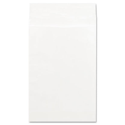 Deluxe Tyvek Expansion Envelopes, Open-end, 2" Capacity, #15 1/2, Square Flap, Self-adhesive Closure, 12 X 16, White, 100/box