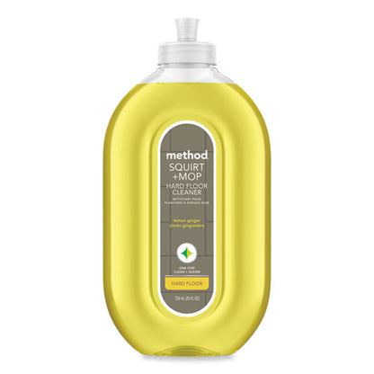 Squirt + Mop Hard Floor Cleaner, 25 Oz Spray Bottle, Lemon Ginger Scent