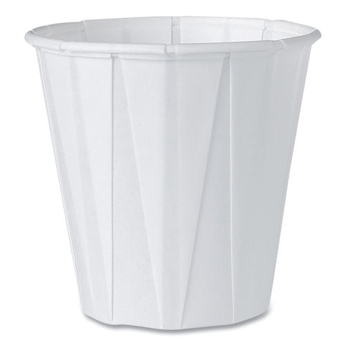 Paper Portion Cups, 3.5 Oz, White, 100/bag, 50 Bags/carton