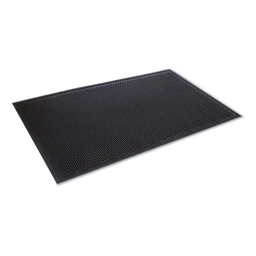 Crown-tred Indoor/outdoor Scraper Mat, Rubber, 35.5 X 59.5, Black