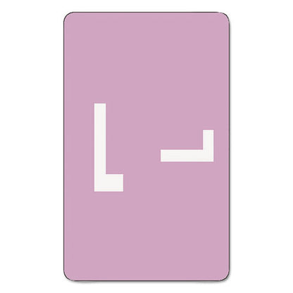 Alphaz Color-coded Second Letter Alphabetical Labels, L, 1 X 1.63, Lavender, 10/sheet, 10 Sheets/pack
