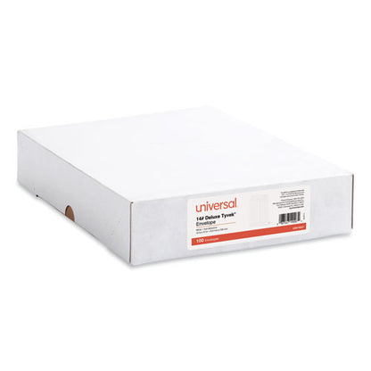 Deluxe Tyvek Envelopes, #13 1/2, Square Flap, Self-adhesive Closure, 10 X 13, White, 100/box