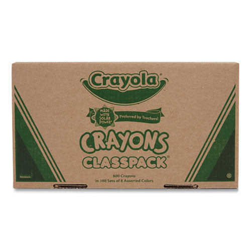 Crayola Standard Crayons Assorted Colors Box Of 8 Crayons - Office