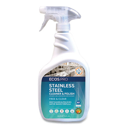 Stainless Steel Cleaner And Polish, 32 Oz Spray