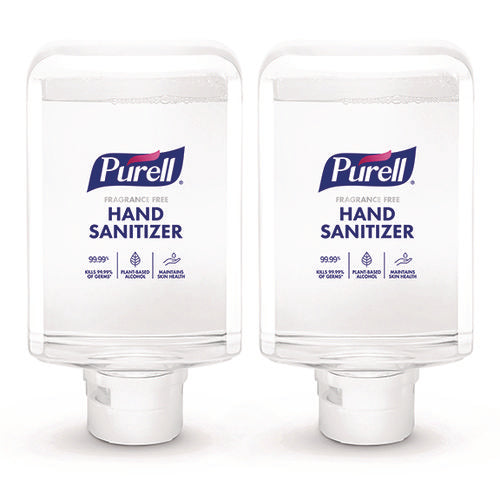 Advanced Hand Sanitizer Fragrance Free Foam, For Es10 Automatic Dispensers, 1,200 Ml Refill, Fragrance Free, 2/carton