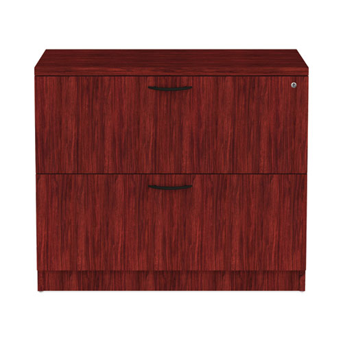Alera Valencia Series Lateral File, 2 Legal/letter-size File Drawers, Mahogany, 34" X 22.75" X 29.5"