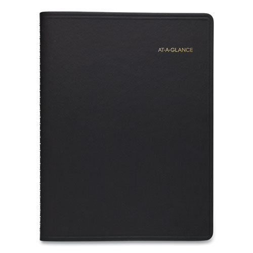 Weekly Appointment Book, 11 X 8.25, Black Cover, 14-month (july To Aug): 2023 To 2024