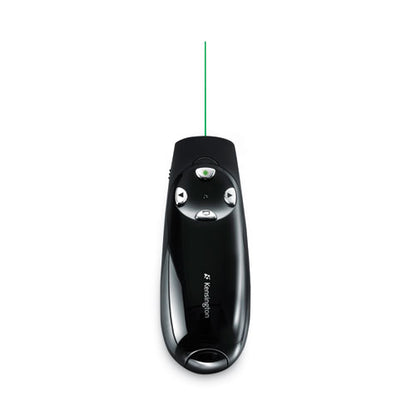Wireless Presenter Pro With Green Laser, Class 2, 150 Ft Range, Black