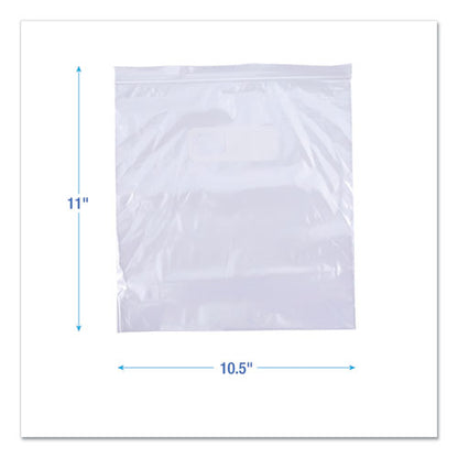 Reclosable Food Storage Bags, 1 Gal, 2.7 Mil, 10.5" X 11", Clear, 250/box