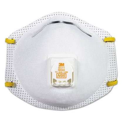 Particulate Respirator W/cool Flow Exhalation Valve, Standard Size, 10/box