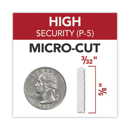 Autofeed+ 750m Micro-cut Large Office Shredder, 750 Auto/15 Manual Sheet Capacity
