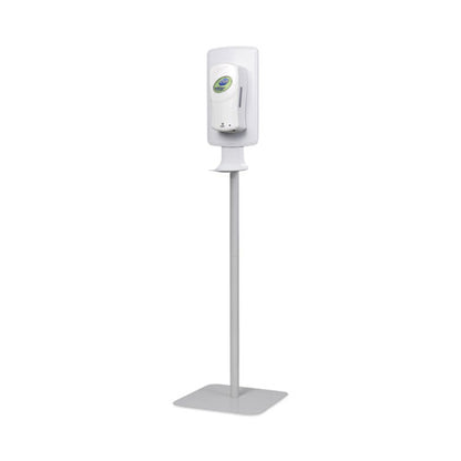 Fit Touch Free Dispenser Floor Stand, 15.7 X 15.7 X 58.3, White