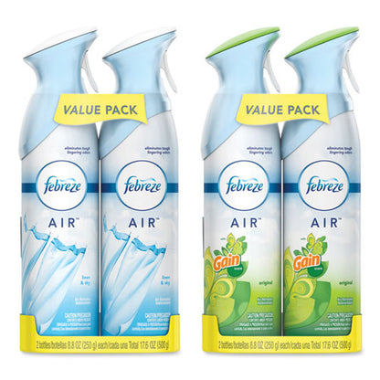 Air, Crisp Clean, 8.8 Oz Aerosol Spray, 2/pack