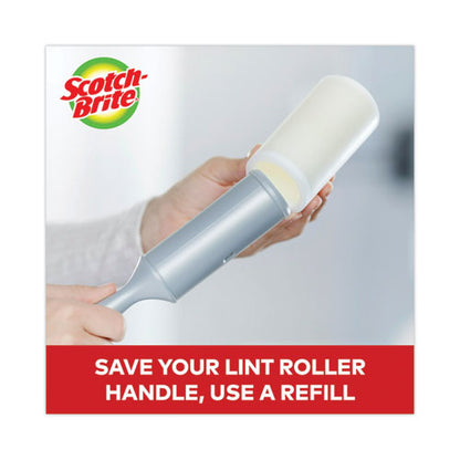 Lint Roller Refill Roll, 60 Sheets/roll