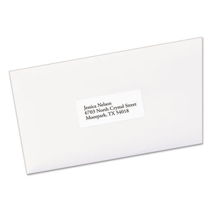Ecofriendly Mailing Labels, Inkjet/laser Printers, 1 X 2.63, White, 30/sheet, 100 Sheets/pack