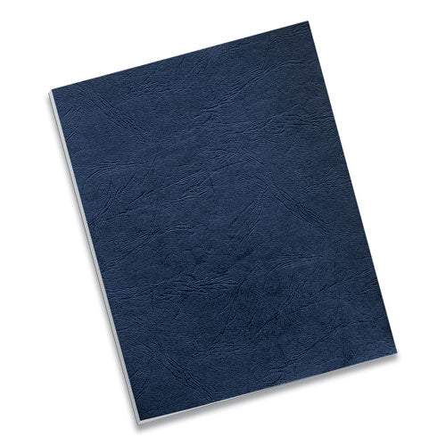 Classic Grain Texture Binding System Covers, 11 X 8.5, Navy, 50/pack