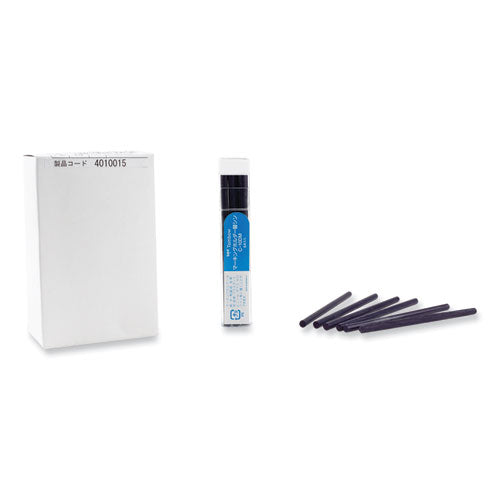 Mechanical Wax-based Marking Pencil Refills, 4.4 Mm, Blue, 10/box