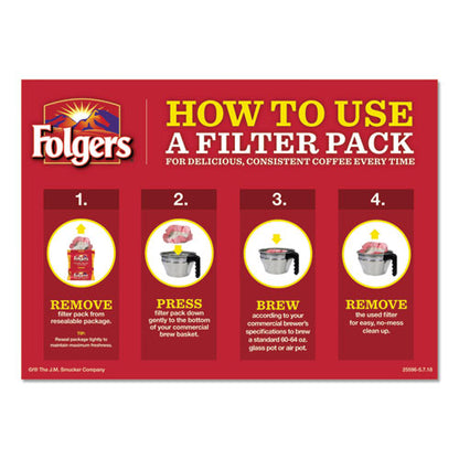 Coffee Filter Packs, Classic Roast, 1.4 Oz Pack, 40/carton