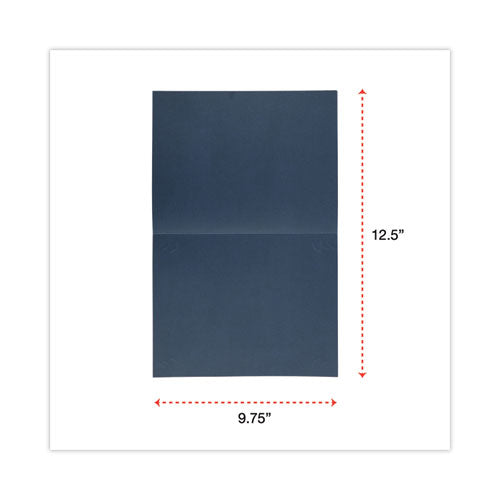 Certificate/document Cover, 8.5 X 11; 8 X 10; A4, Navy, 6/pack
