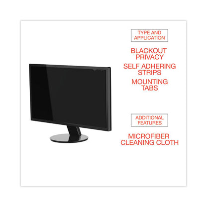 Blackout Privacy Monitor Filter For 23.6" Widescreen Flat Panel Monitor, 16:9 Aspect Ratio