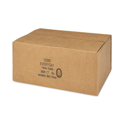 Pepper Packets, 0.1 G Packet, 3,000/carton