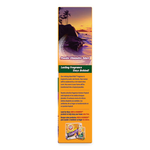 Fresh Scentsations Carpet Odor Eliminator, Island Mist, 30 Oz Box, 6/carton