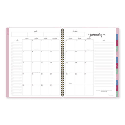 Harmony Weekly/monthly Poly Planner, 11 X 9.38, Pink Cover, 13-month (jan To Jan): 2024 To 2025
