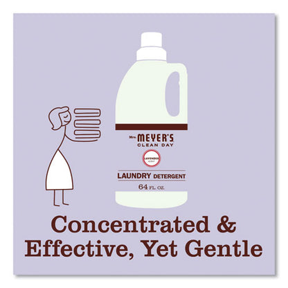 Liquid Laundry Detergent, Lavender Scent, 64 Oz Bottle, 6/carton