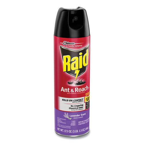 Ant And Roach Killer, 17.5 Oz Aerosol Spray, Lavender, 12/carton