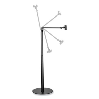 Tablet And Phone Stand, Floor Stand, Black