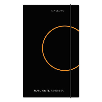 Plan. Write. Remember. Planning Notebook Two Days Per Page , 8.25 X 5, Black Cover, Undated