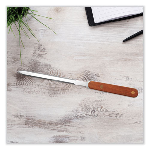 Hand Letter Opener With Wood Handle, 9"