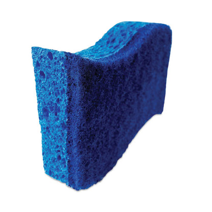 Non-scratch Multi-purpose Scrub Sponge, 4.4 X 2.6, 0.8" Thick, Blue, 6/pack