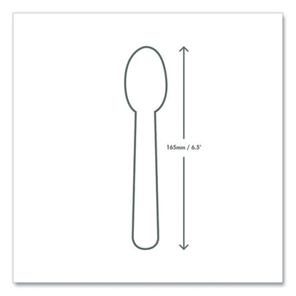 White Cpla Cutlery, Spoon, 1,000/carton
