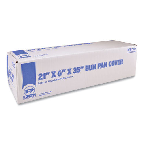 Bun Pan Bag, 0.9 Mil, 6" X 21" X 35", Clear, 200/carton