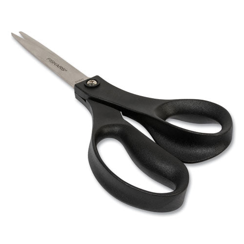 Scissors, Pointed Tip, 10" Long, Black Straight Handle