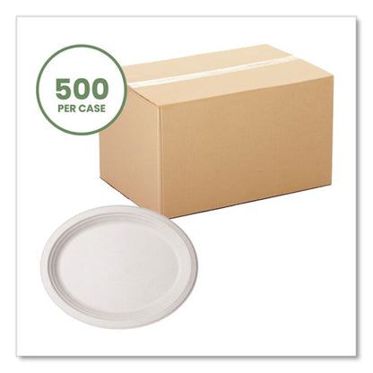 Nourish Molded Fiber Tableware, Platter, 8 X 10 X 1, White, 500/carton