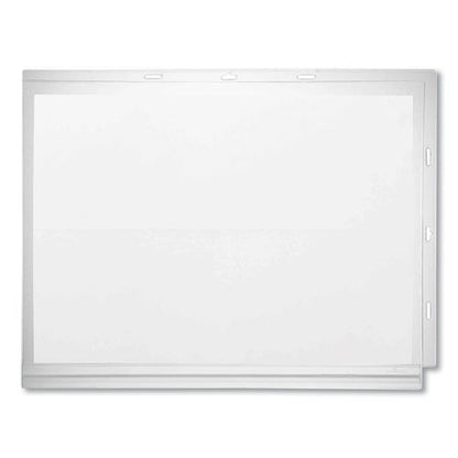 Water-resistant Sign Holder Pockets With Cable Ties, 11 X 17, Clear Frame, 5/pack