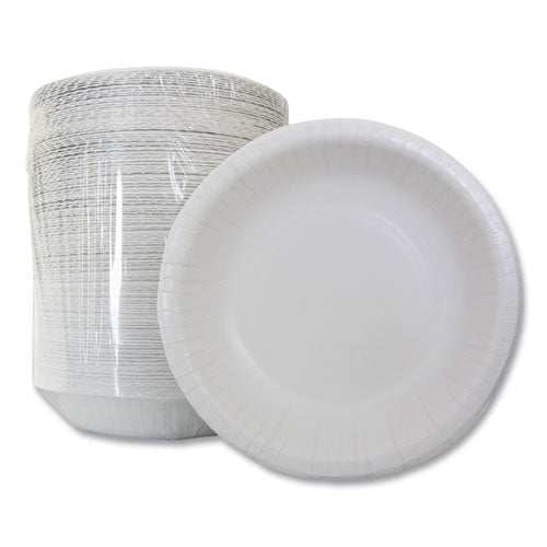 Paper Dinnerware, Bowl, 12 Oz, White, 1,000/carton