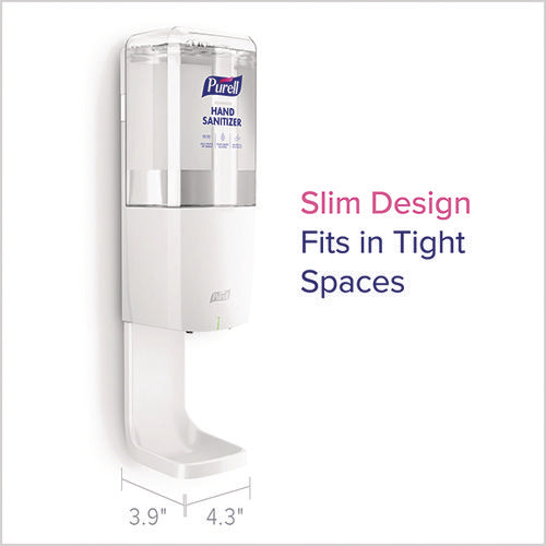 Es10 Automatic Hand Sanitizer Dispenser, 4.33 X 3.96 X 10.31, White