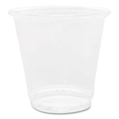 Pet Plastic Cups, 3 Oz, Clear, 2,500/carton