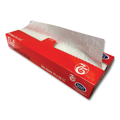 Interfolded Food Wrap, 10.75 X 15, 500 Box, 12 Boxes/carton