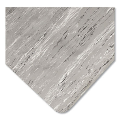 Cushion-step Marbleized Rubber Mat, 24 X 36, Gray