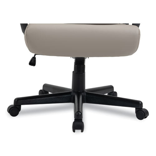 Alera Oxnam Series High-back Task Chair, Supports Up To 275 Lbs, 17.56" To 21.38" Seat Height, Tan Seat/back, Black Base