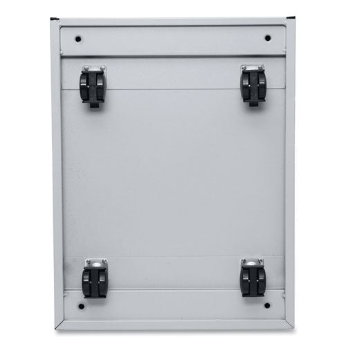 File Pedestal With Full-length Pull, Left Or Right, 2-drawers: Box/file, Legal/letter, Light Gray, 14.96" X 19.29" X 21.65"