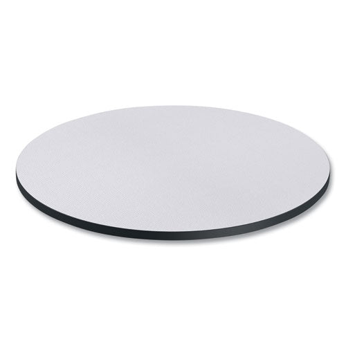 Reversible Laminate Table Top, Round, 35.5" Diameter, White/gray