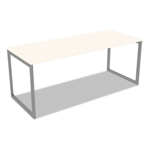 Alera Open Office Desk Series Adjustable O-leg Desk Base, 47.25 To 70.78w X 29.5d X 28.5h, Silver
