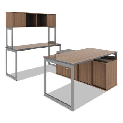 Alera Open Office Desk Series Adjustable O-leg Desk Base, 47.25 To 70.78w X 29.5d X 28.5h, Silver